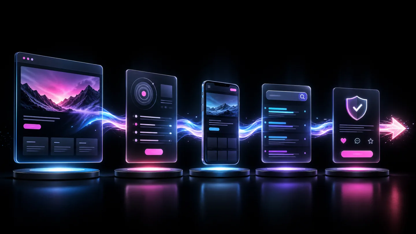 A visual journey through strategy, responsive design, search visibility, trust and conversion